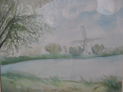 De aquarel van Margo van de Fliert